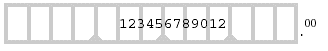 Example of filled-in block fields on the Form 5500 using a typewriter